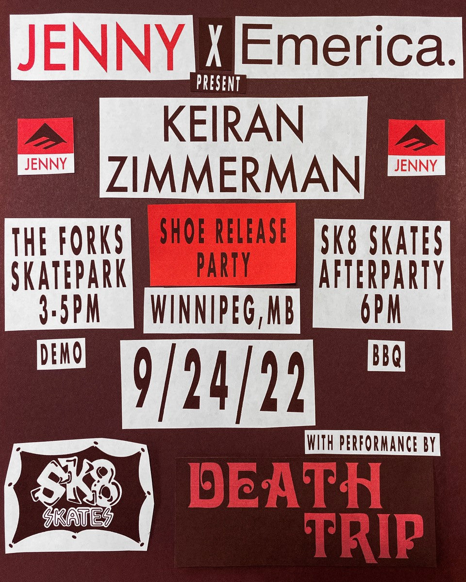 KEIRAN’S JENNY x EMERICA SHOE RELEASE