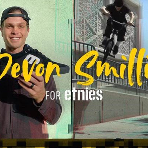 ETNIES PREMIERES DEVON SMILLIE BMX STREET FULL VIDEO PART