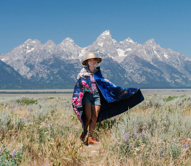RUMPL COLLABORATION ON 100-PERCENT RECYCLED TETON DREAMS NANOLOFT PUFFY BLANKET