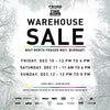 OUR WINTER WAREHOUSE SALE DATES ARE ANNOUNCED!